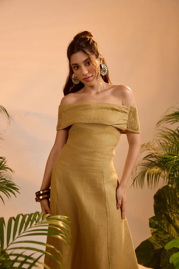 Yara Dress Ashwave Blue