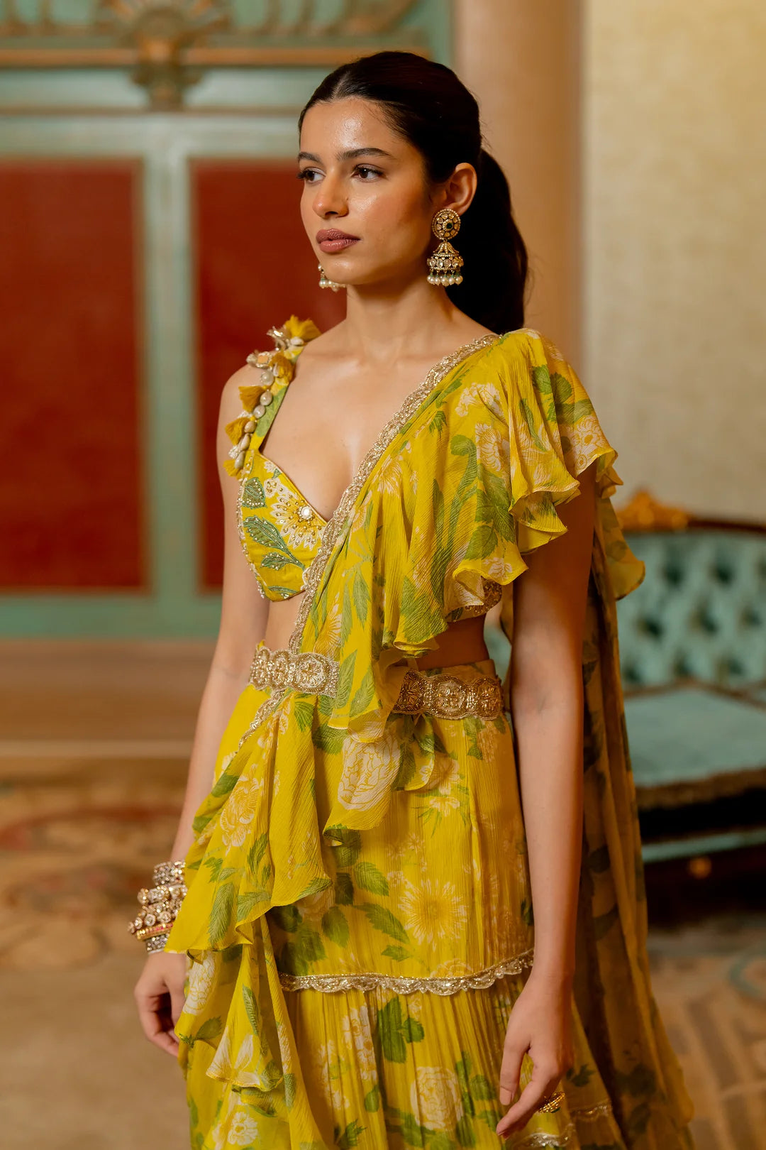 RADHIKA MADAN IN THE FRIDA SAREE SET