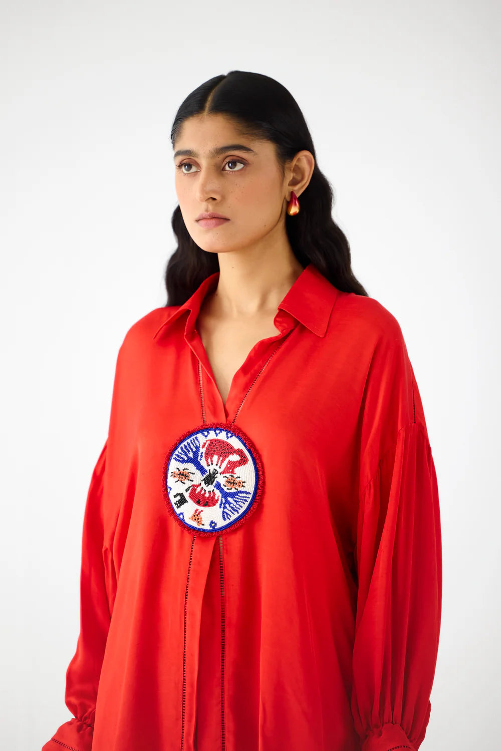 ZULU LINEN RED CO-ORD SET