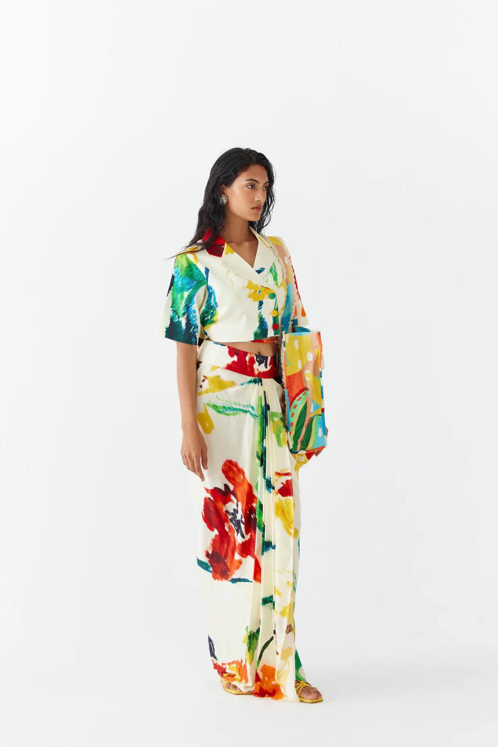 MONET CROP BLAZER CO-ORD SET