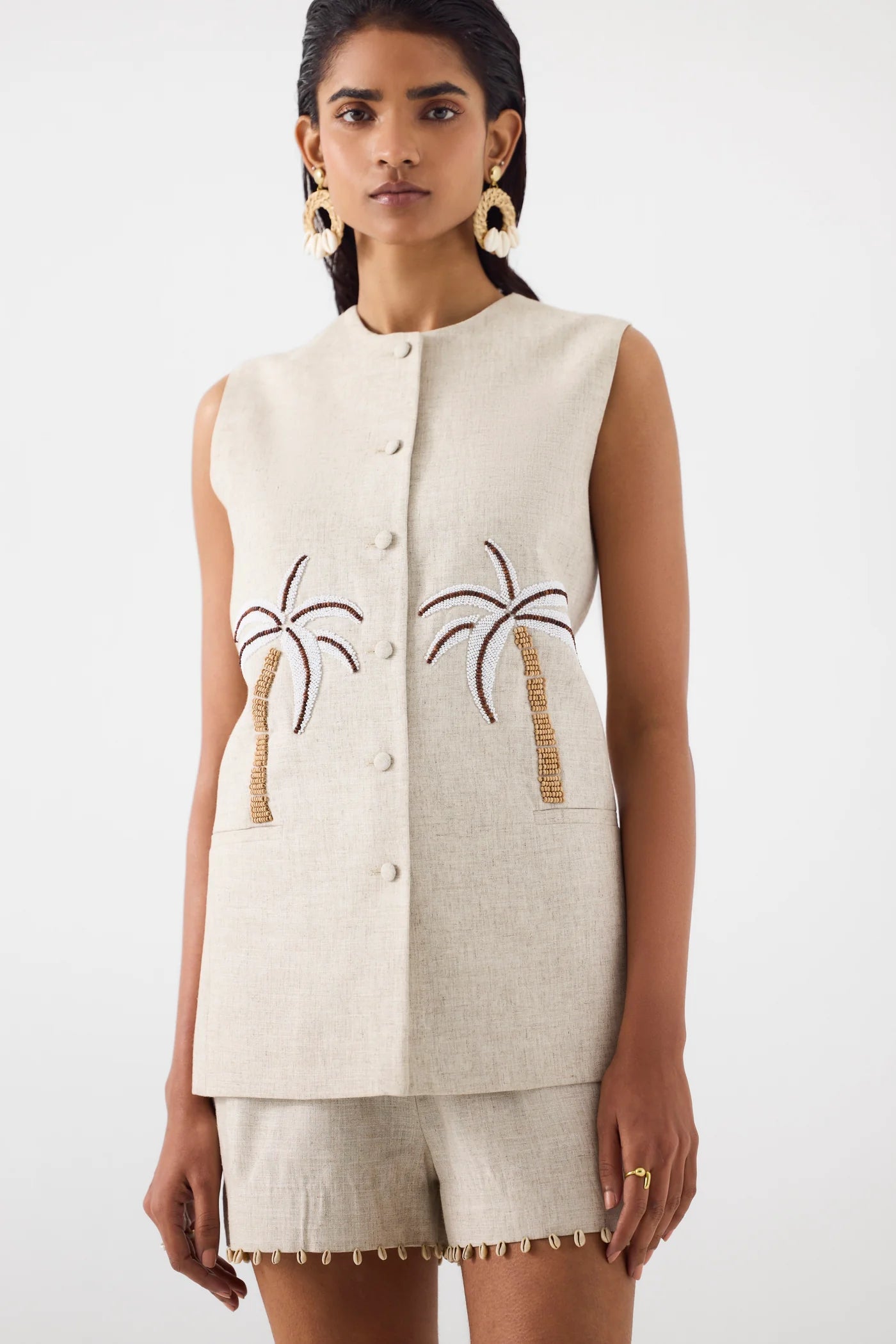 Palm Island Blazer & Shorts| Co-ord Set