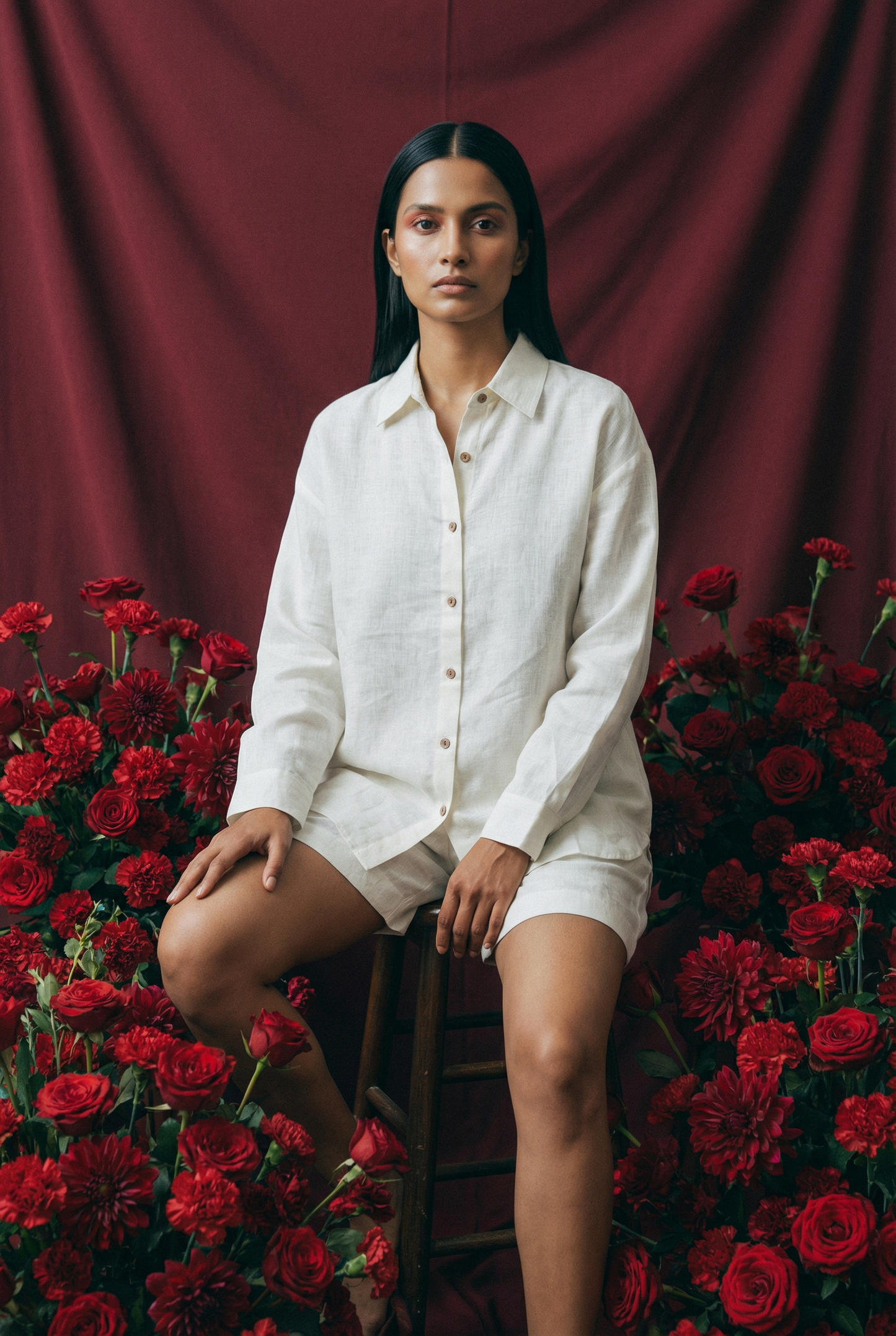 Amore Shirt Whipped Cream| Shorts| Co-ord Set