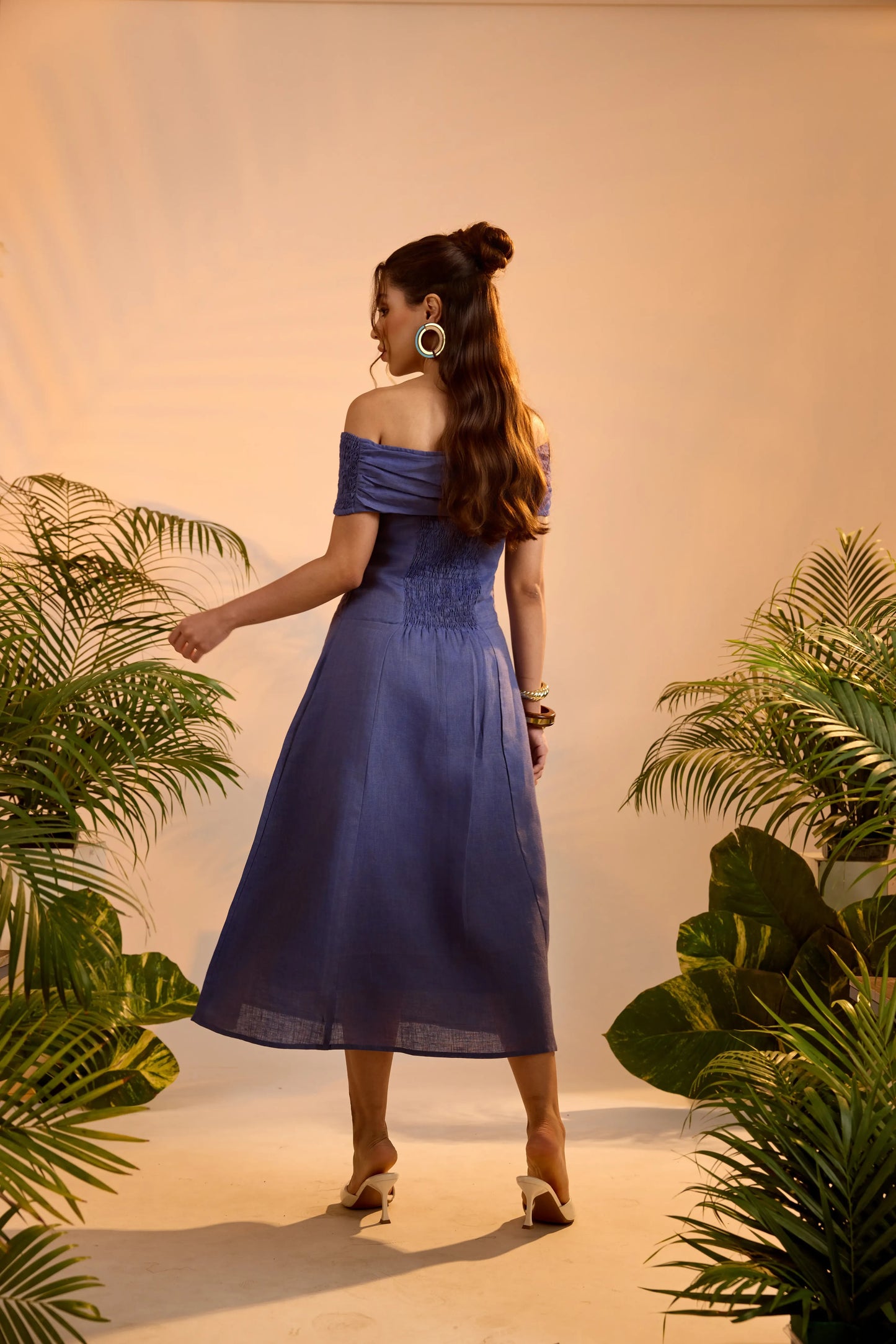 Yara Dress Ashwave Blue