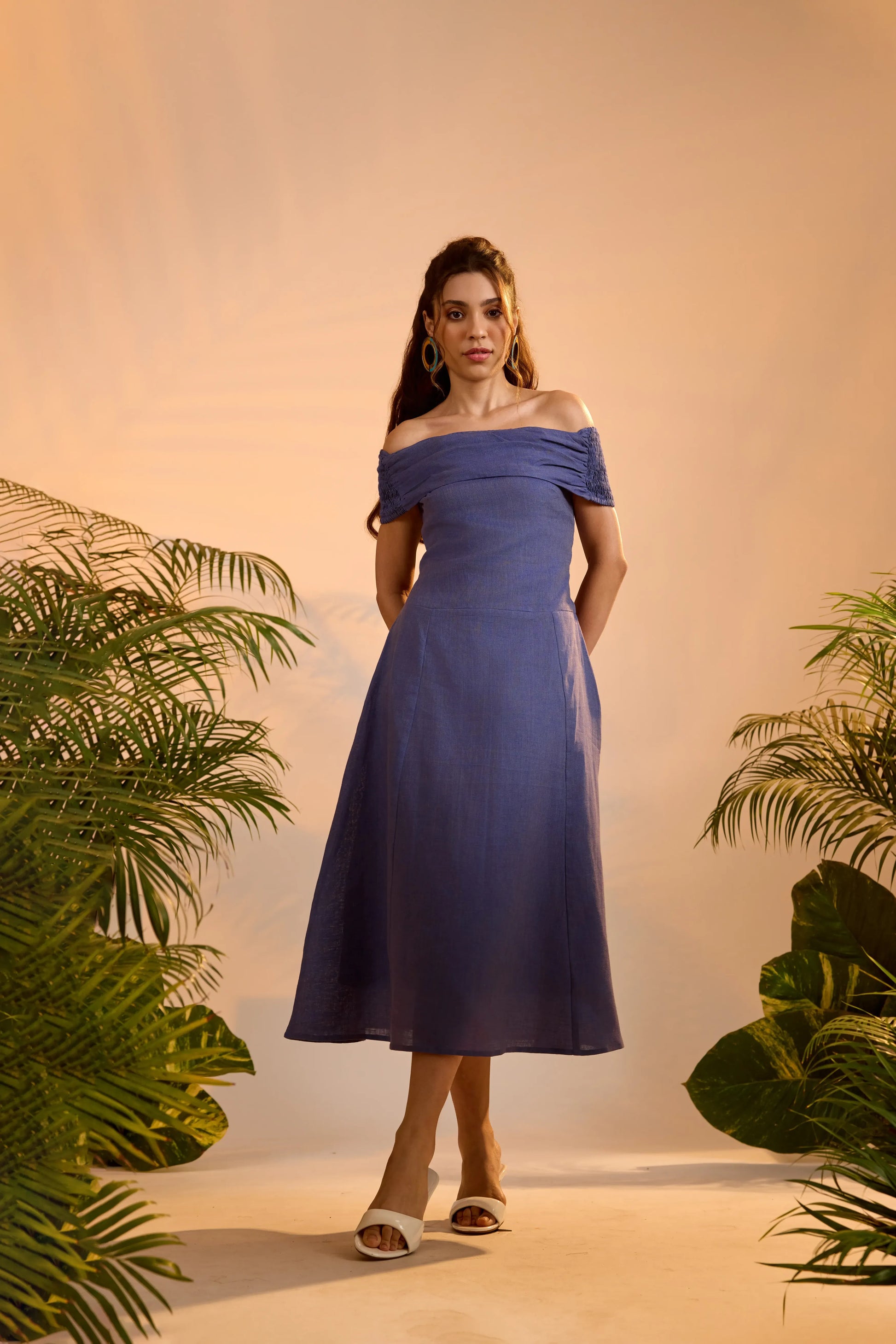 100% Linen Dresses From India| Plus Size Clothing| Maternity dress| The Sian Store Singapore