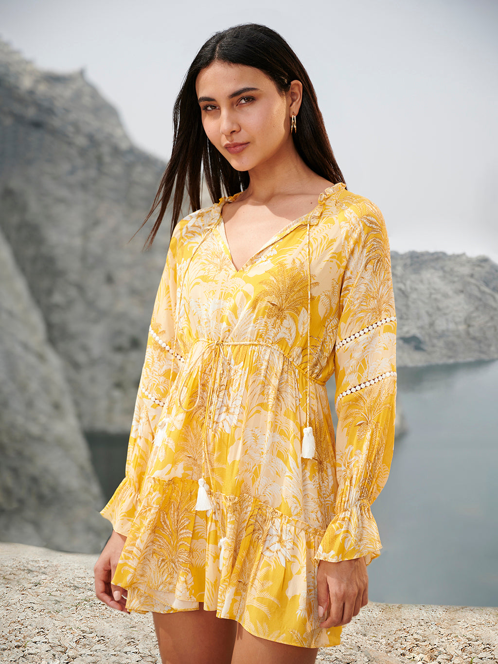 YELLOW MAGNOLIA DRESS