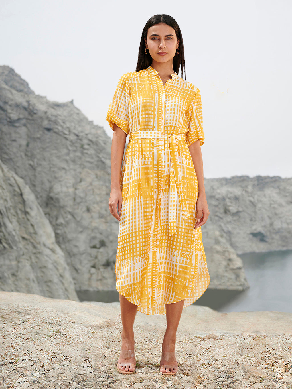 YELLOW AUDREY DRESS