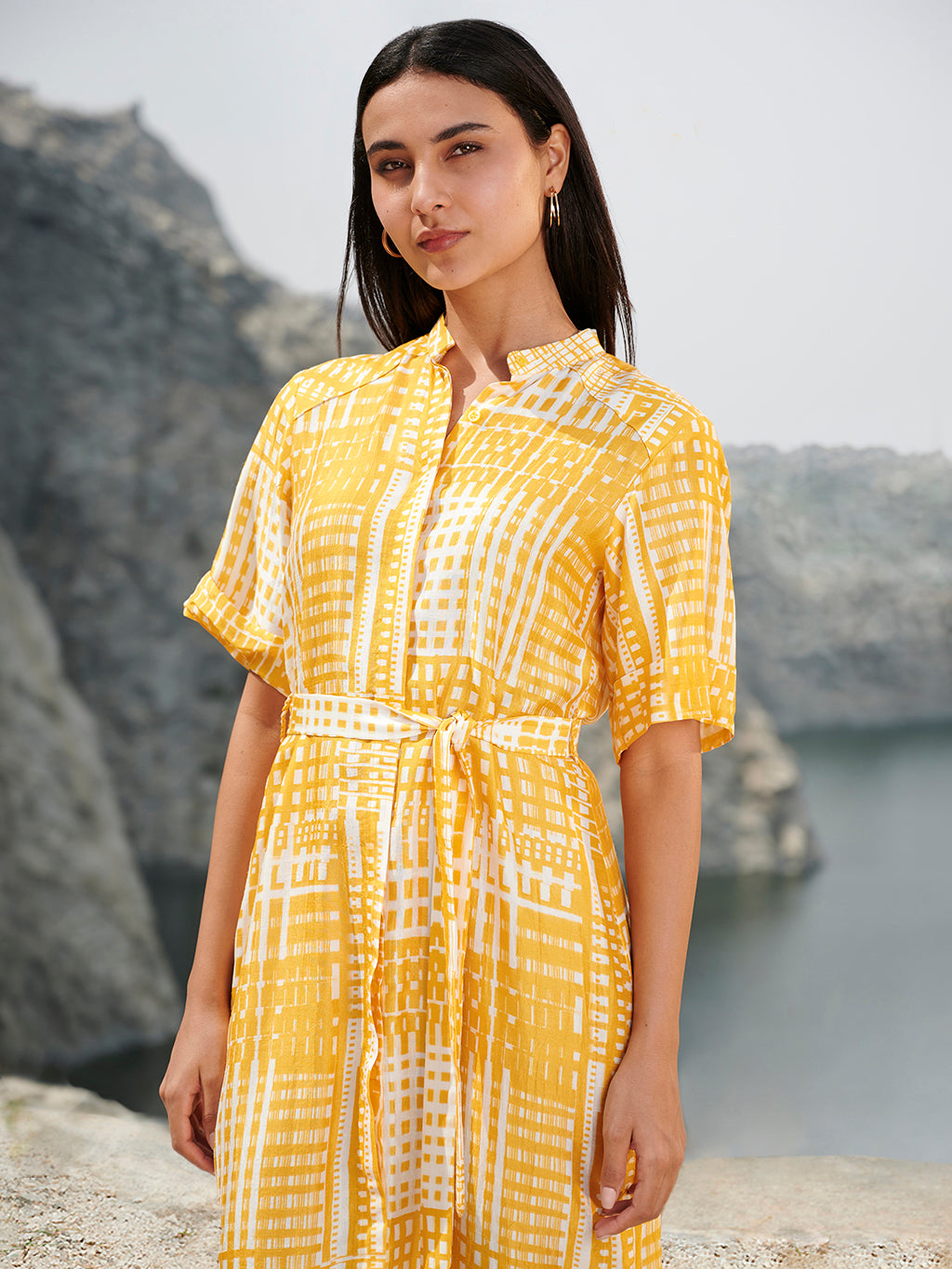 YELLOW AUDREY DRESS