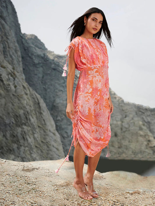 Pink and Orange Pandora dress