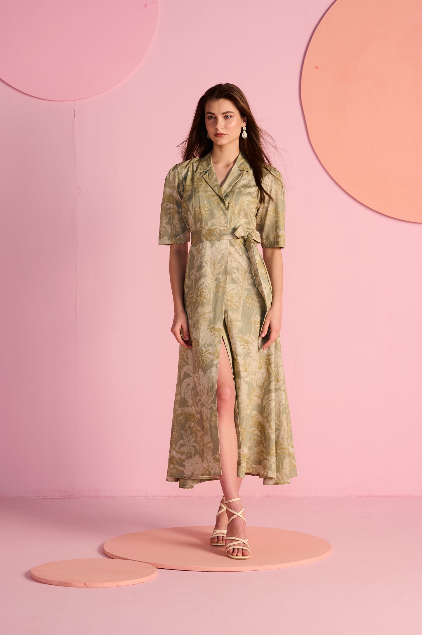 Sage Wrap Dress