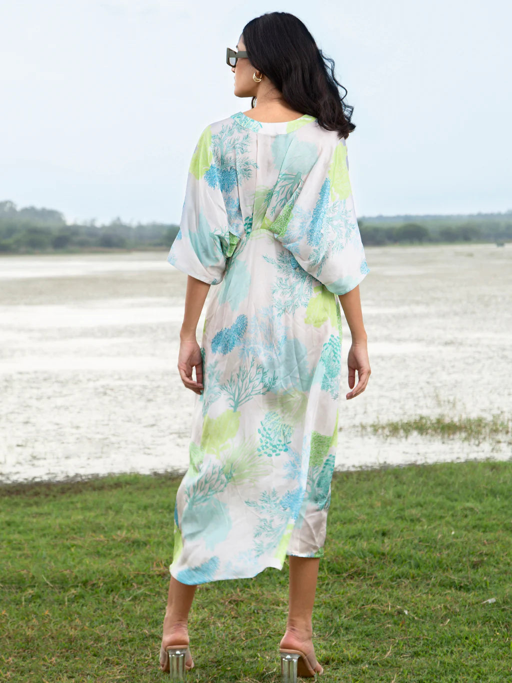 WHITE FERN KAFTAN