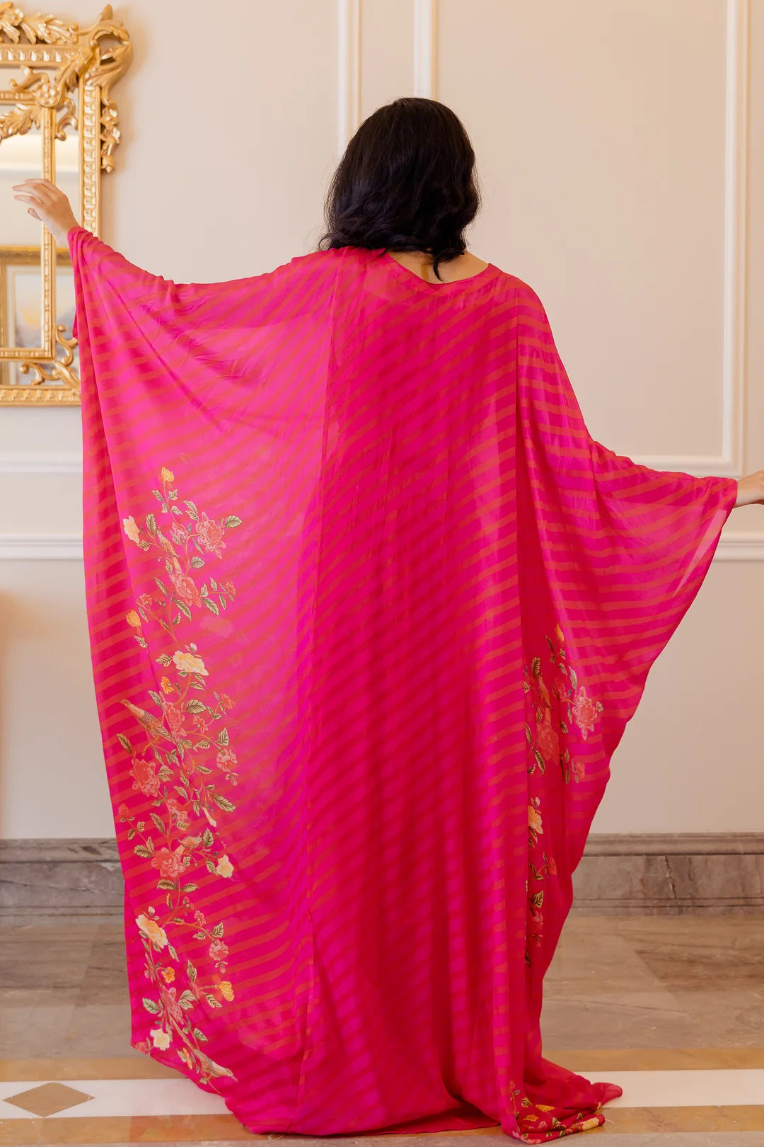 HAZEL KAFTAN – RANI PINK FLORAL