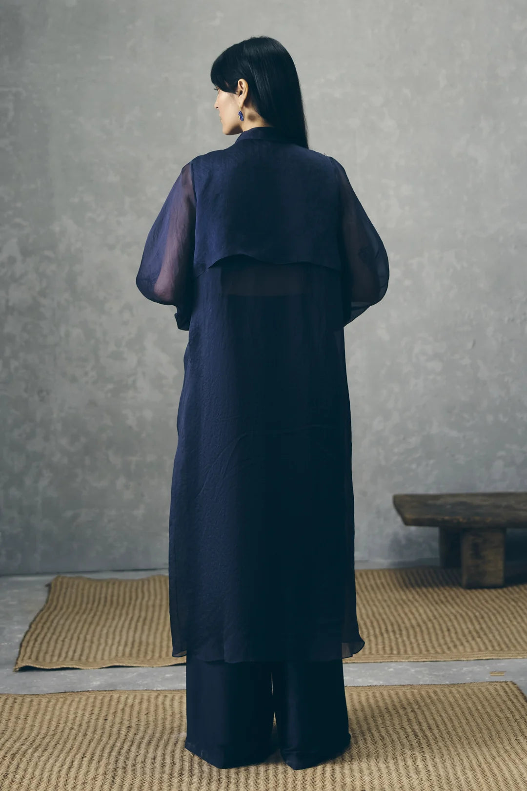 NAMI JACKET SET - NAVY BLUE