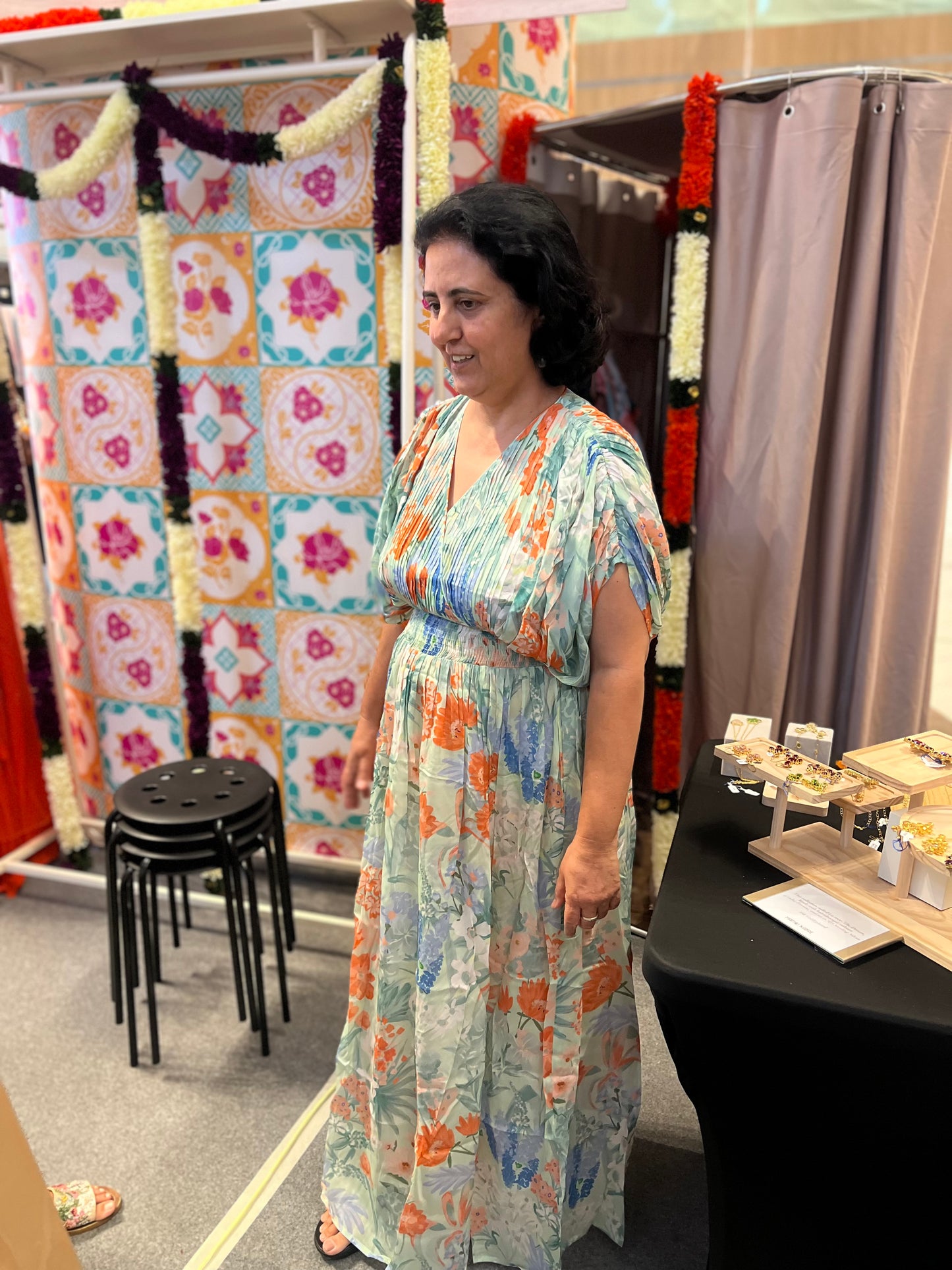 Pink Suri Midi Dress