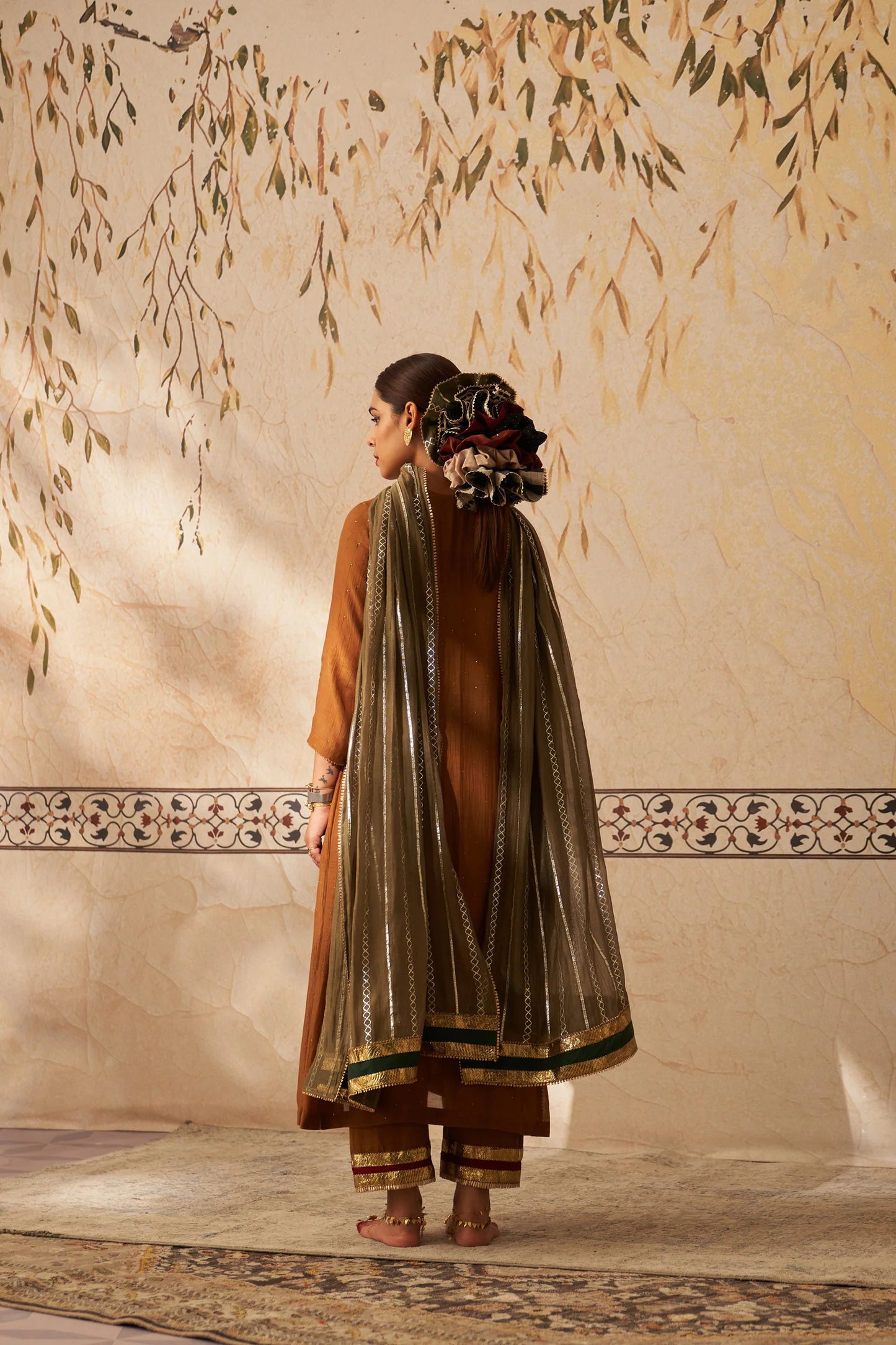 MUSTARD ANAR KURTA SET