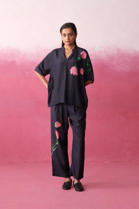 Isla Blush Noir Pants