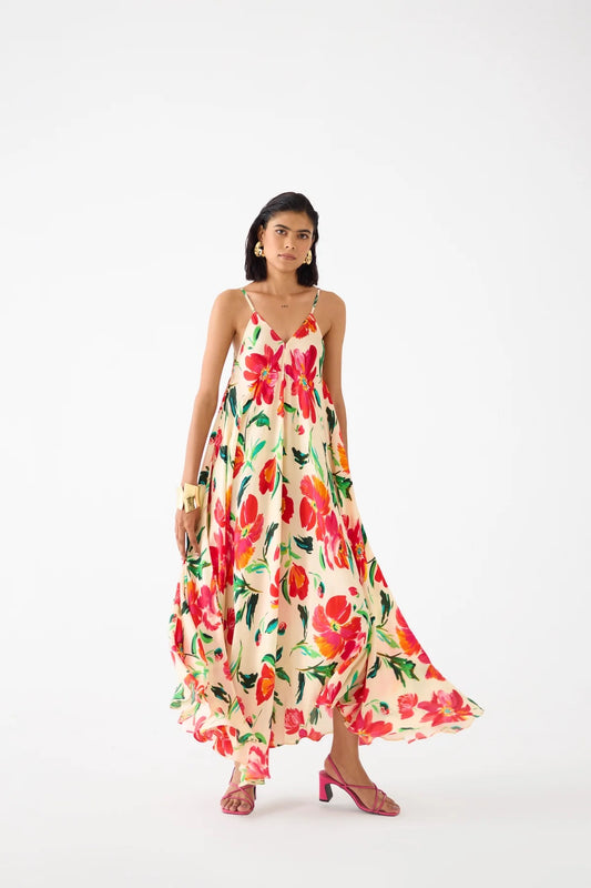 Majorelle Strappy Dress
