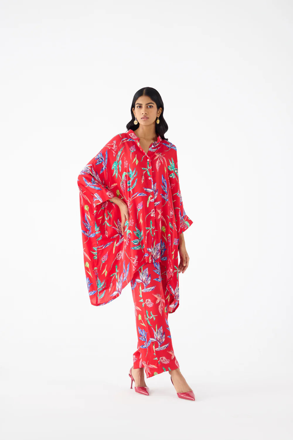 BOTANICA SHORT KIMONO AND PANTS CO-ORD