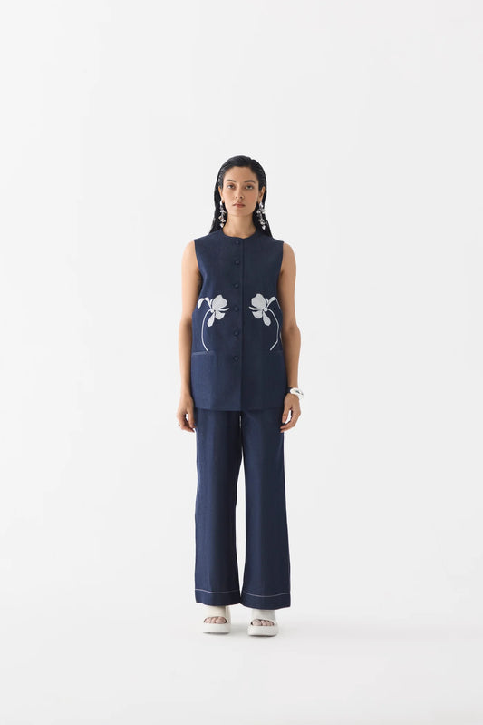 Tiger Lily Denim Blazer and Trousers| Co-ord Set