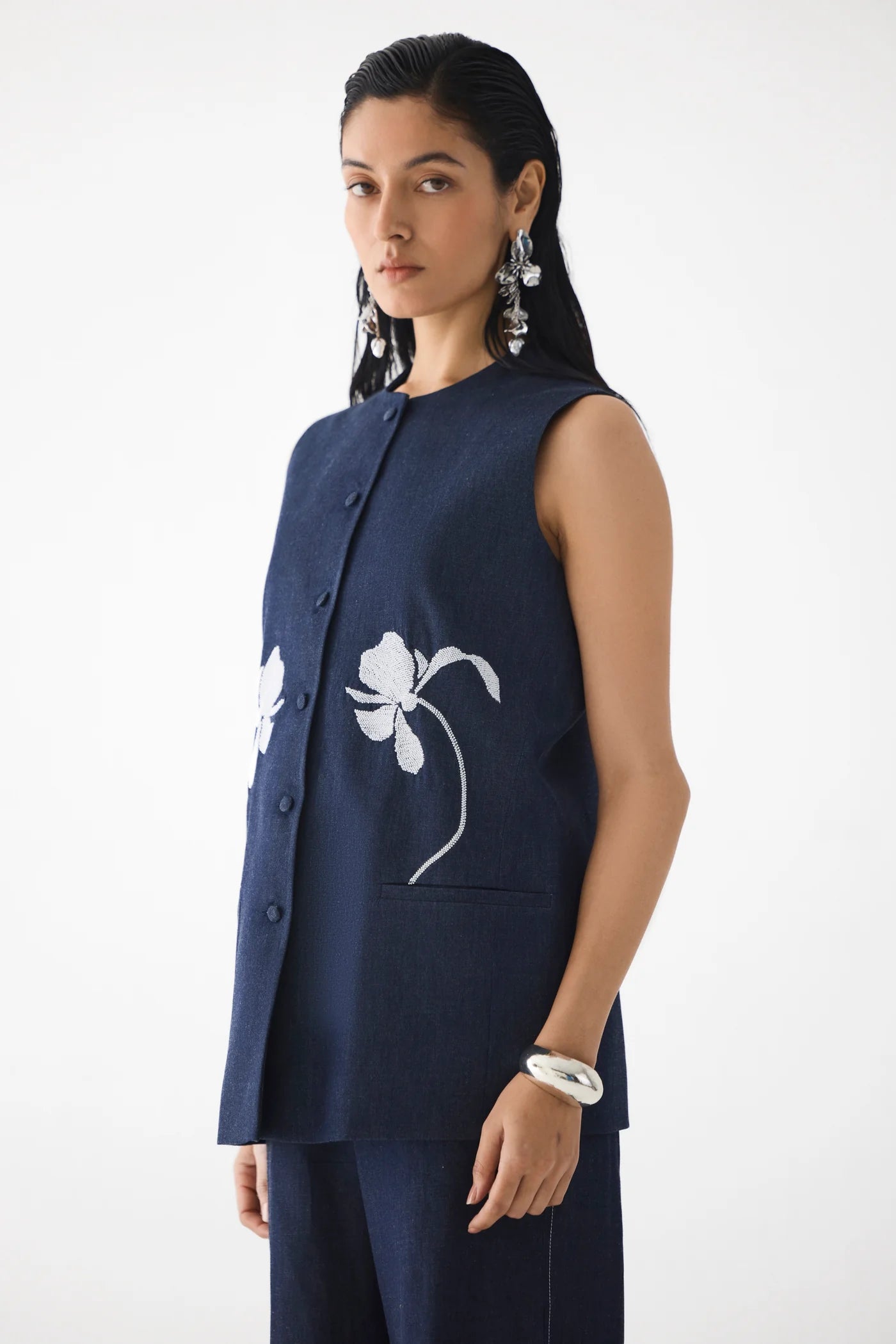 Tiger Lily Denim Blazer and Trousers| Co-ord Set