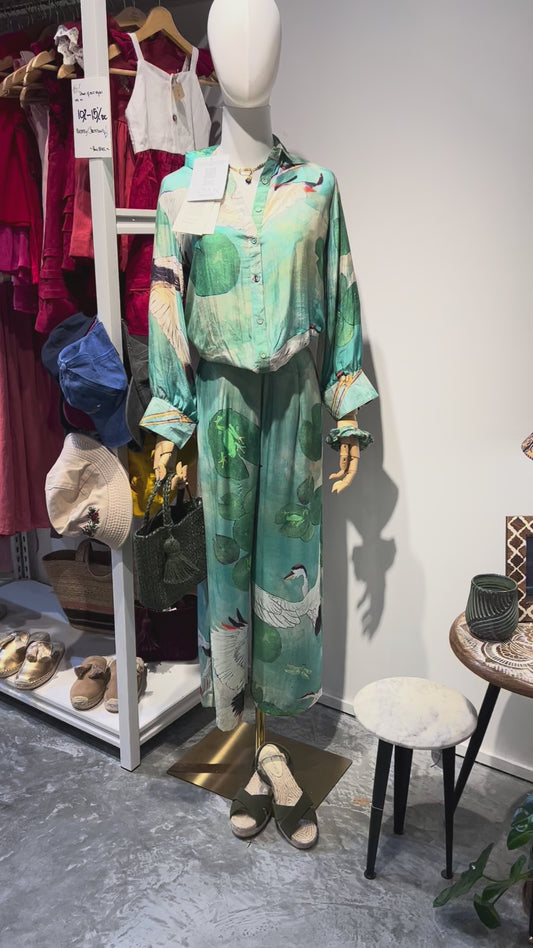 Crane & Frog Co-ord set